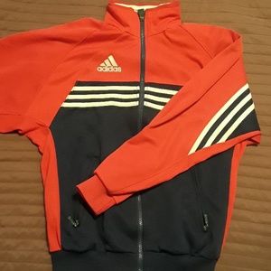 Adidas track suit zip up